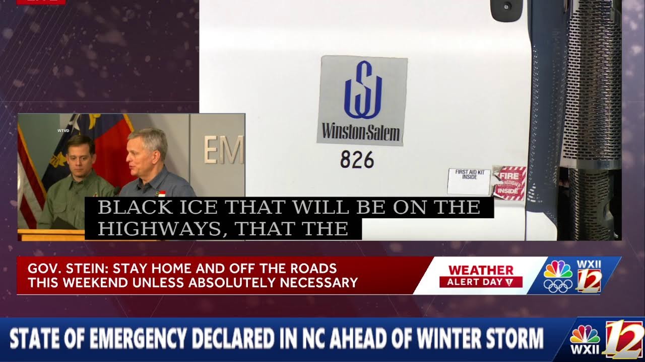 NC Gov. Josh Stein gives latest on winter storm preps