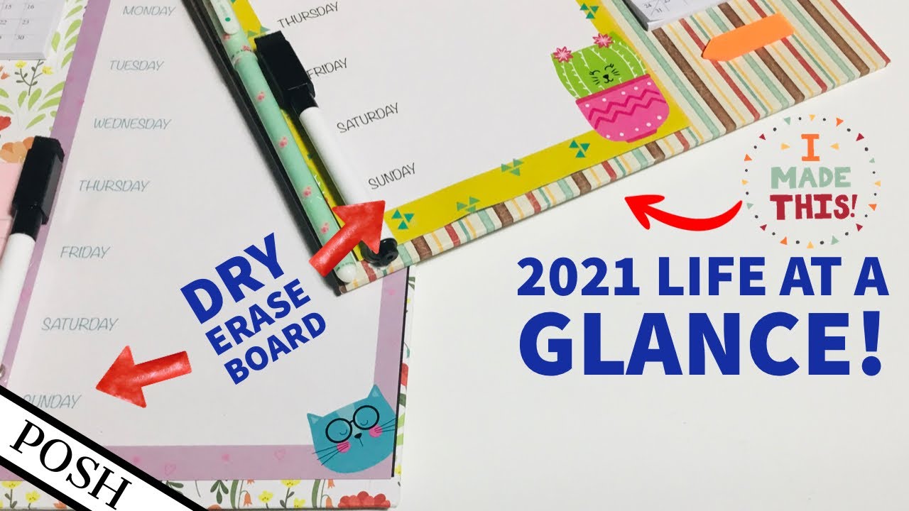 ‼️ПОТРЯСАЮЩЕ‼️ Еженедельник и доска объявлений на 2021 год / Планер на 2021 год своими руками / Б...
