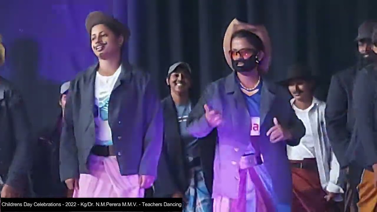 World Childrens Day 2022 |Teachers Dancing 3 | Dr.N.M.Perera M.M.V.