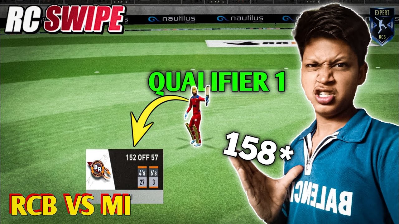 RCB VS MI QUALIFIER 1 MATCH KNOCKOUT VIRAT KOHLI 150 KNOCKOUT 230+ RUNCHES ☠️