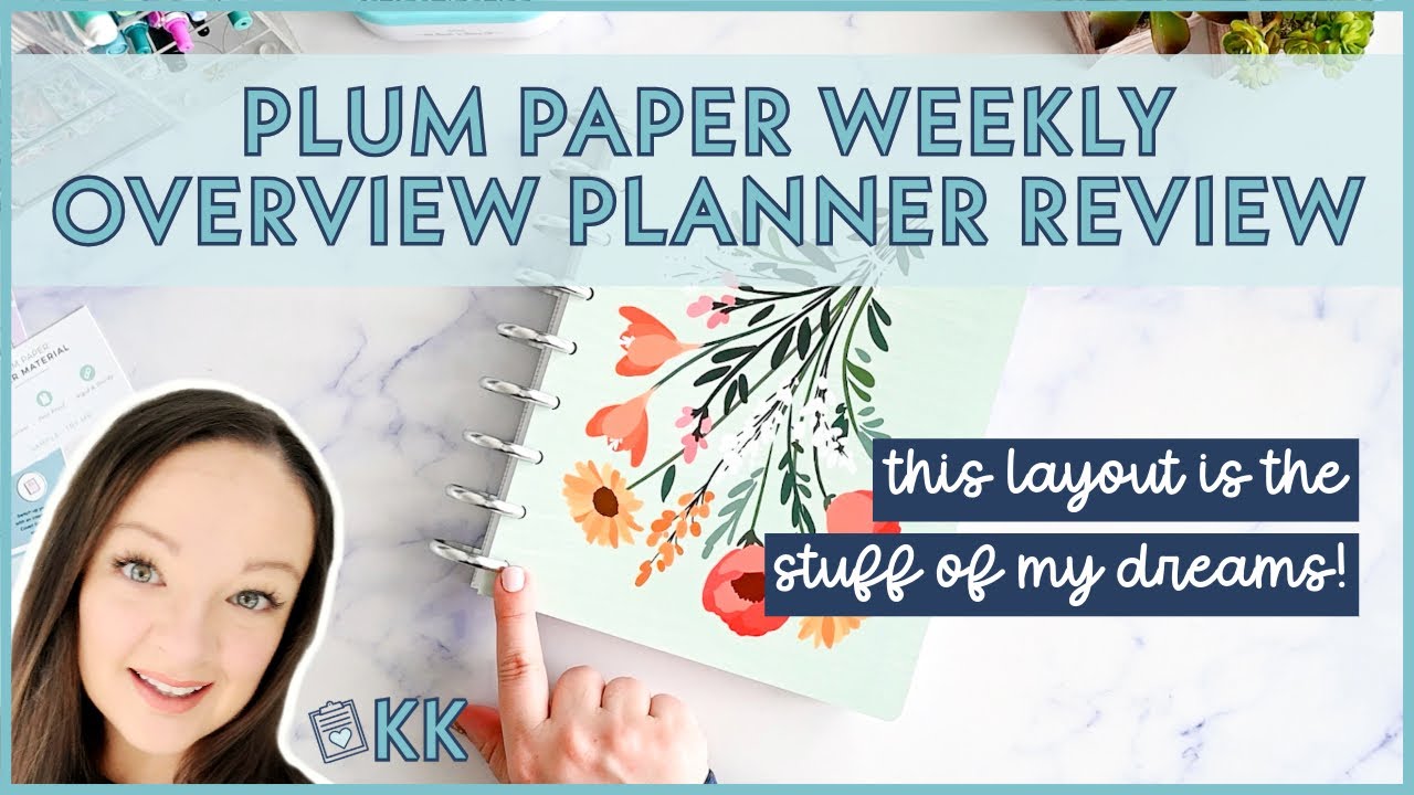 Обзор недели Plum Paper. Обзор функционального планировщика на одной странице. Мой новый планиров...