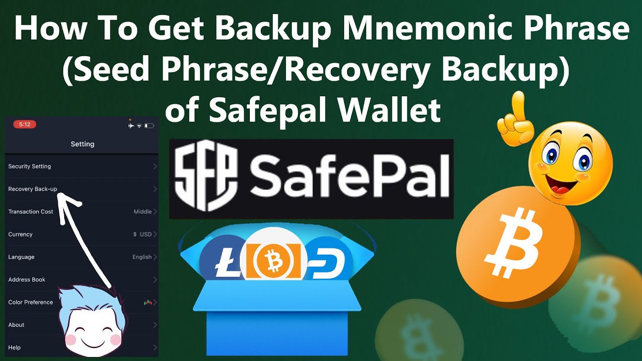 How To Get Backup Mnemonic Phrase (Seed Phrase/Recovery Backup) of Safepal Wallet