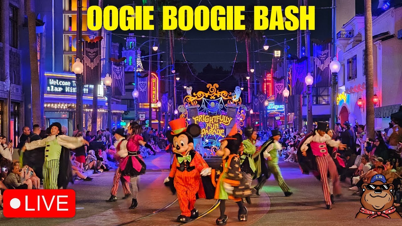 🔴 Live: Oogie Boogie Bash Halloween Party at Disneyland California Adventure  - 09/22/24