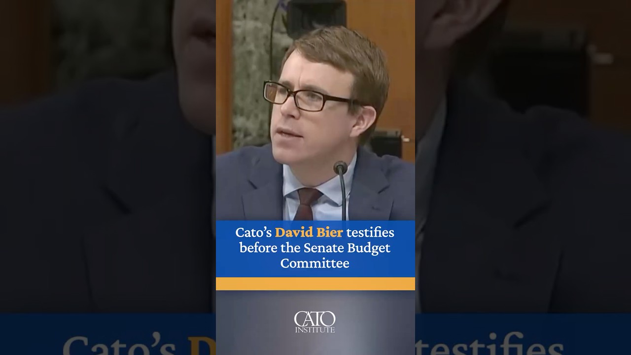 Cato&rsquo;s David Bier testifies before the Senate Budget Committee #shorts