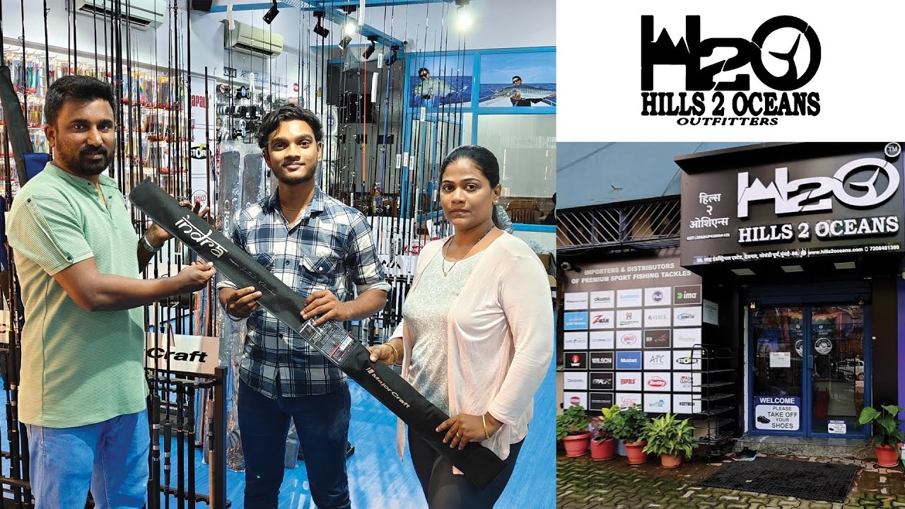 fishing tackle store मधून केली भरपूर शॉपिंग  Best Fishing Equipments store in mumbai @Hills2Oceans‬