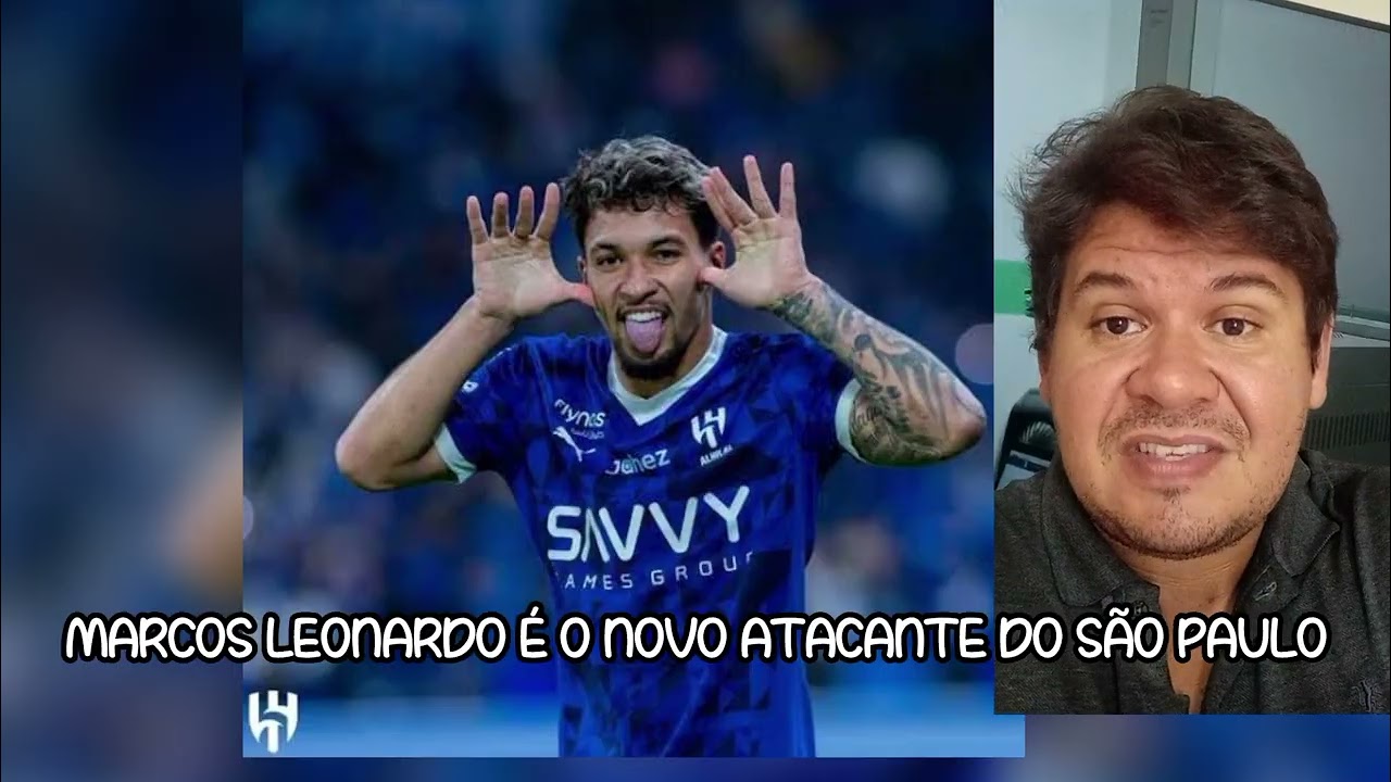 Marcos Leonardo é o novo atacante do São Paulo #saopaulofc #marcosleonardo 