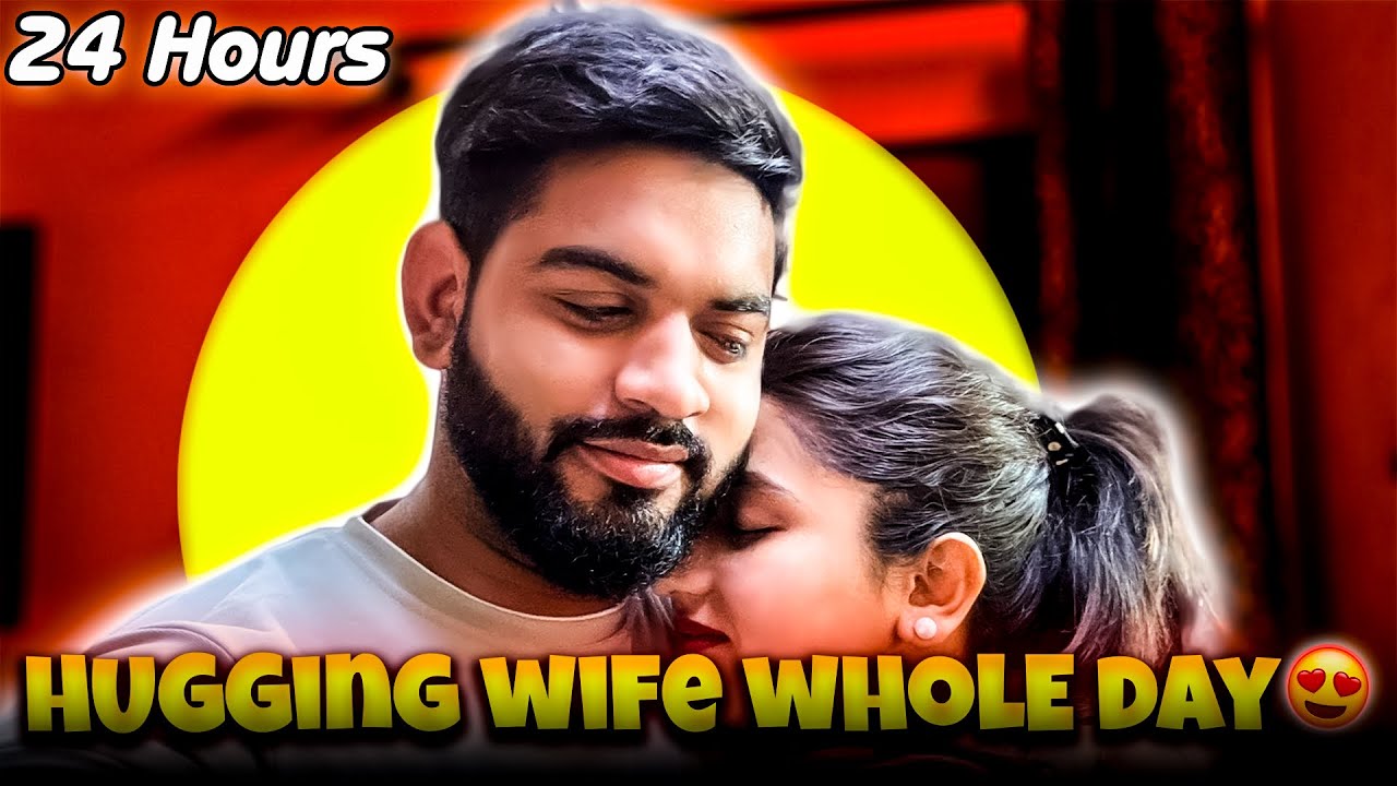 Hug wife For 24 hours | Prank on wife | MrandMrsgautam #vlog #dailyvlog