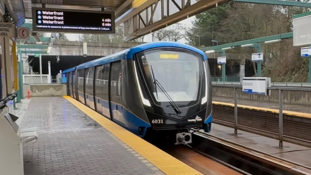 [2026 CNY Special🐎🧧] Vancouver SkyTrain Alstom Mark V Train, Edmonds to Commercial-Broadway