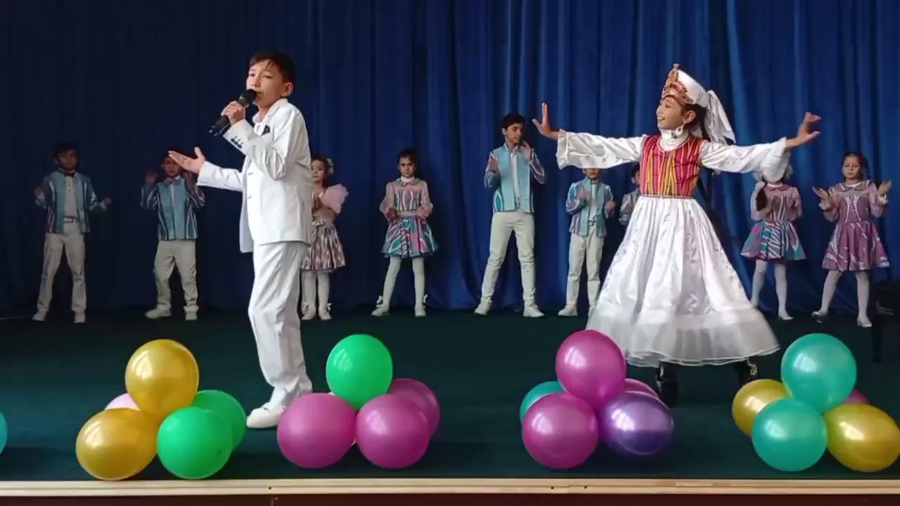 Samarqand shahar 1-son BMSM Estrada yônalishi ôquvchilari kansert dasturidan lavhalar 