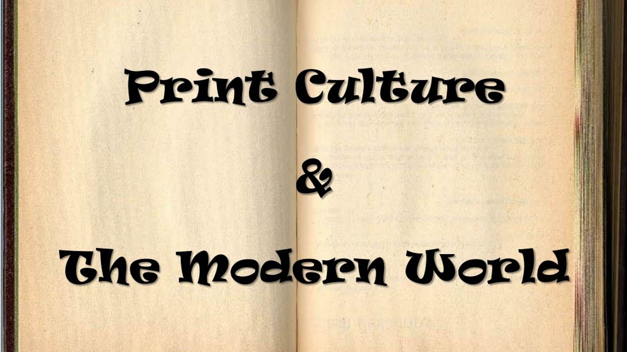 Print culture and Modern world| Grade 10 | SNS Institutions 