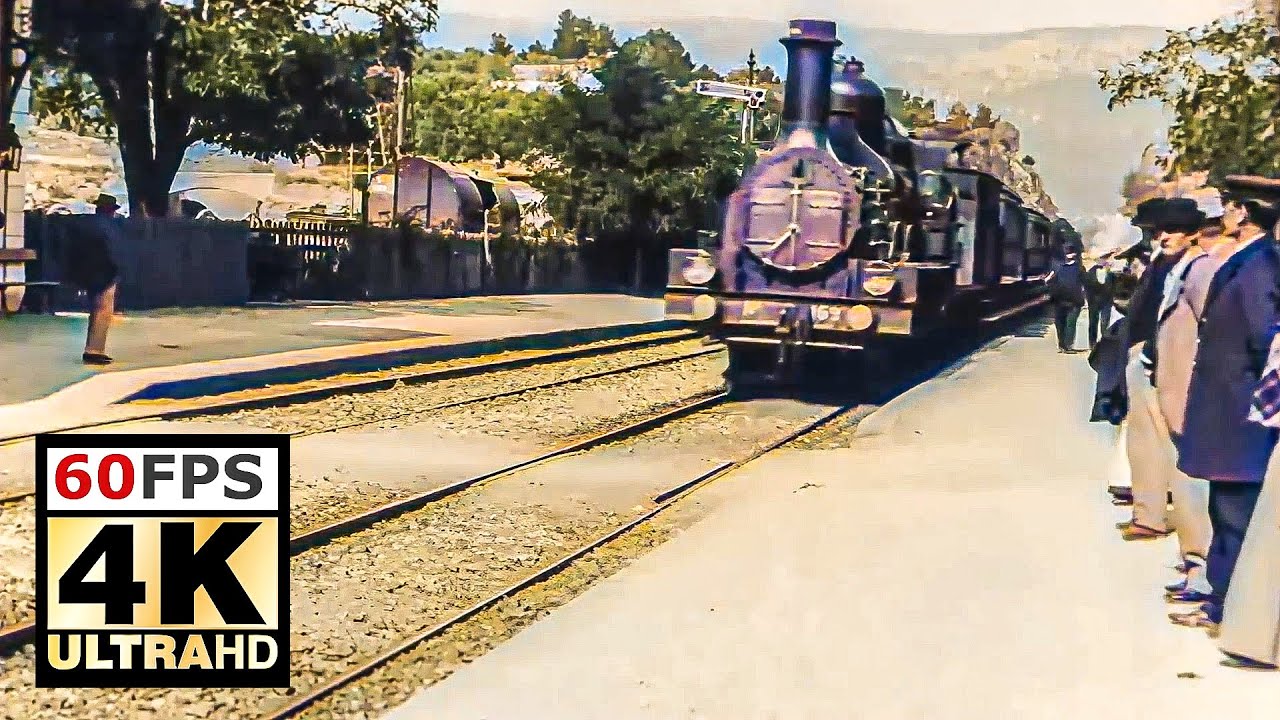 | 4k 60fps | Arrival of a Train at La Ciotat | The Lumi&egrave;re Brothers, 1896 |