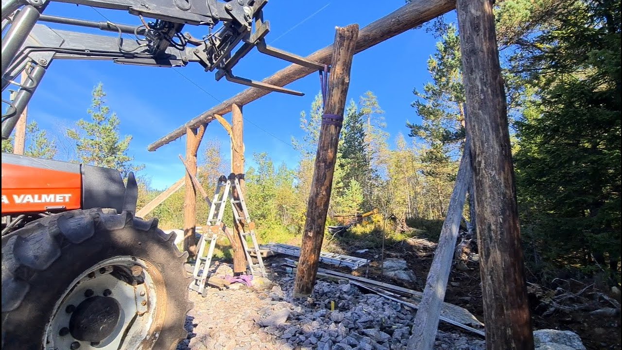 Building a tractor shed part 3.