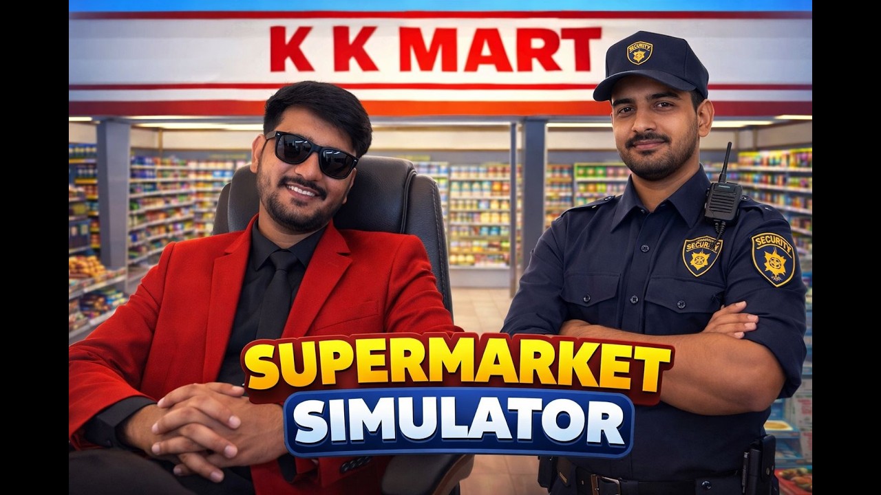 I HIRED A SECURITY GUARD FOR MY STORE - SUPERMARKET SIMULATOR