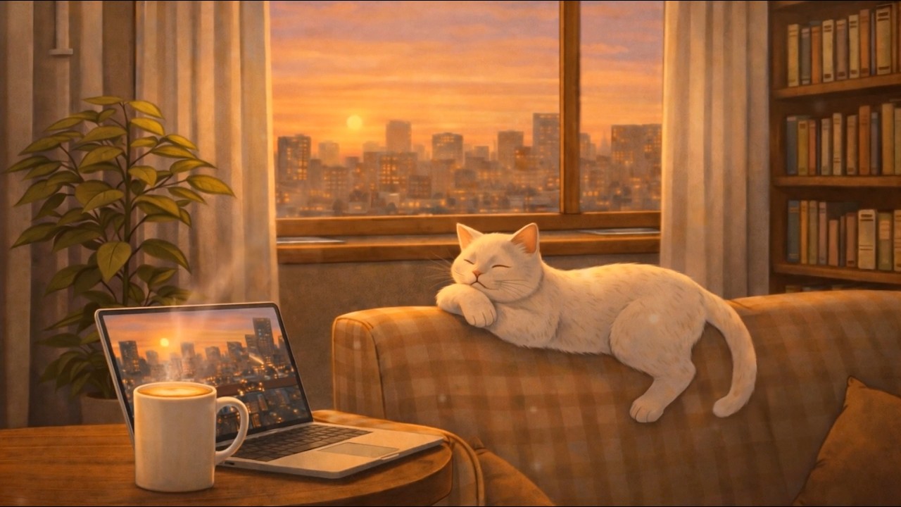 Relaxing Study Room 📖 Lo-fi for Focus & Reading