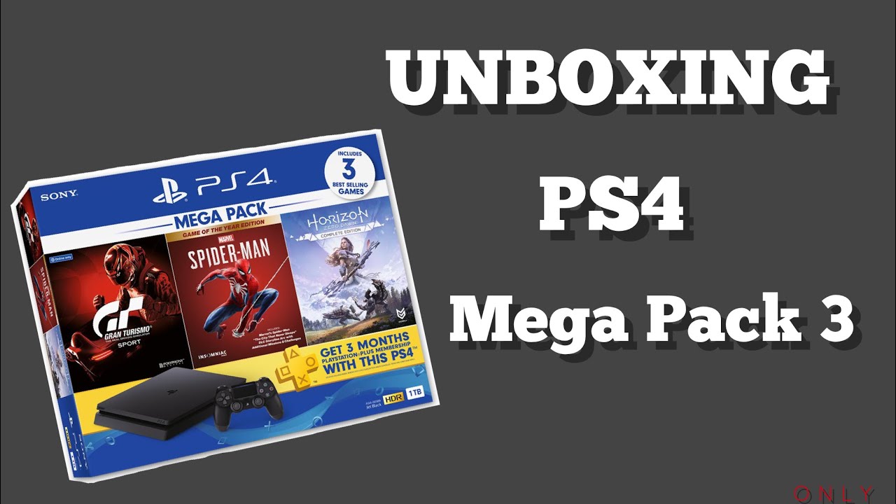UNBOXING PS4 MEGAPACK 3 | ONLY K!D