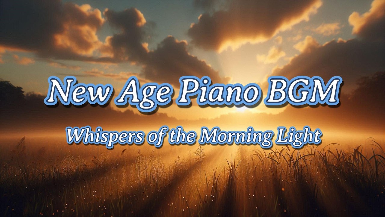 New Age Piano BGM | Whispers of the Morning Light | Imagined Melody