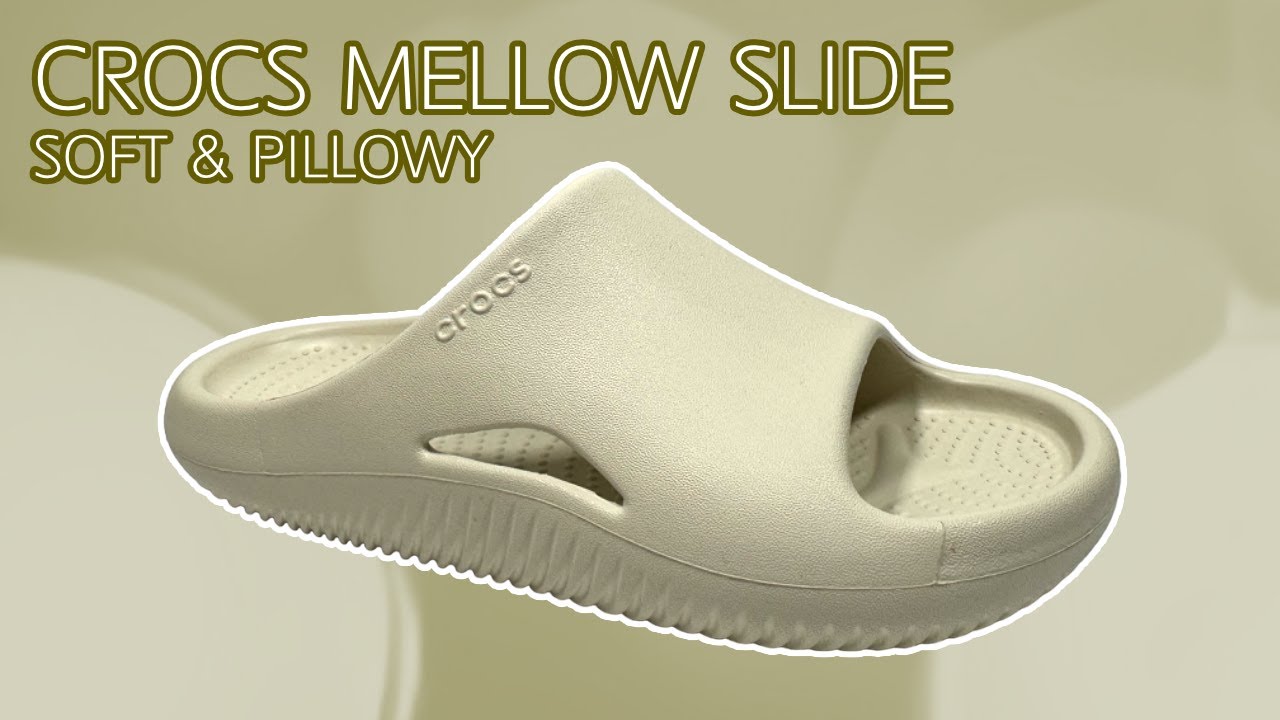 2024 Crocs Mellow Recovery Slide Bone Review & On Feet