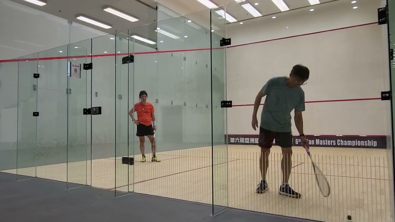 Peter Hill in finals of Asian Squash Masters, 13 October 2024