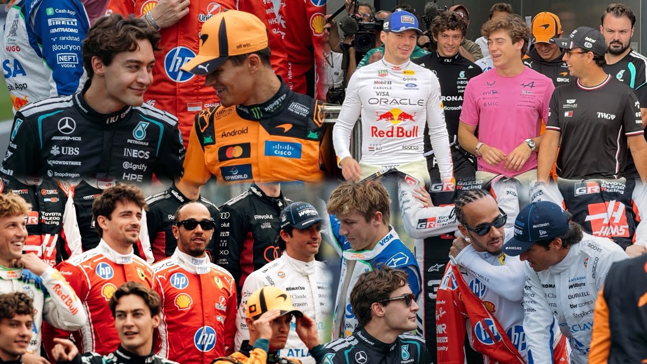All F1 Drivers chilling & yapping together in Drivers Parade | Paddock Behind the scenes