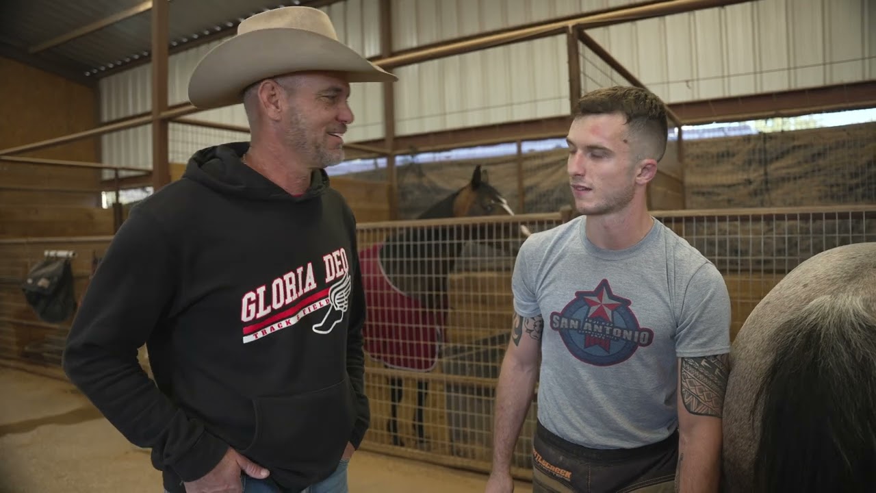 How to put a shoe back on your horse with minimal tools with The ToddFather and Luca Holloway