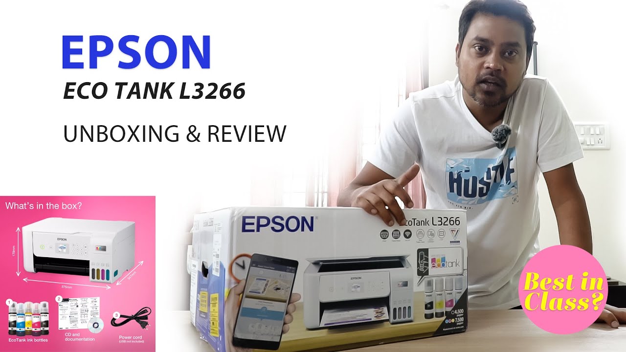 Epson Ecotank L3266 Printer Unboxing & Review | Best InkTank Printer for Home & Office?