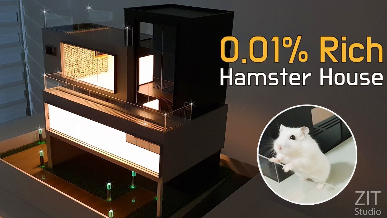 햄스터 럭셔리 하우스 제작하기 / Making Hamster Luxury House