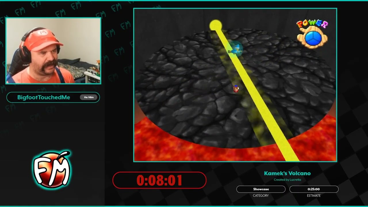 SM64: Kamek's Volcano, Showcase by BigfootTouchedMe - FM 2025 (Bonus Stream)