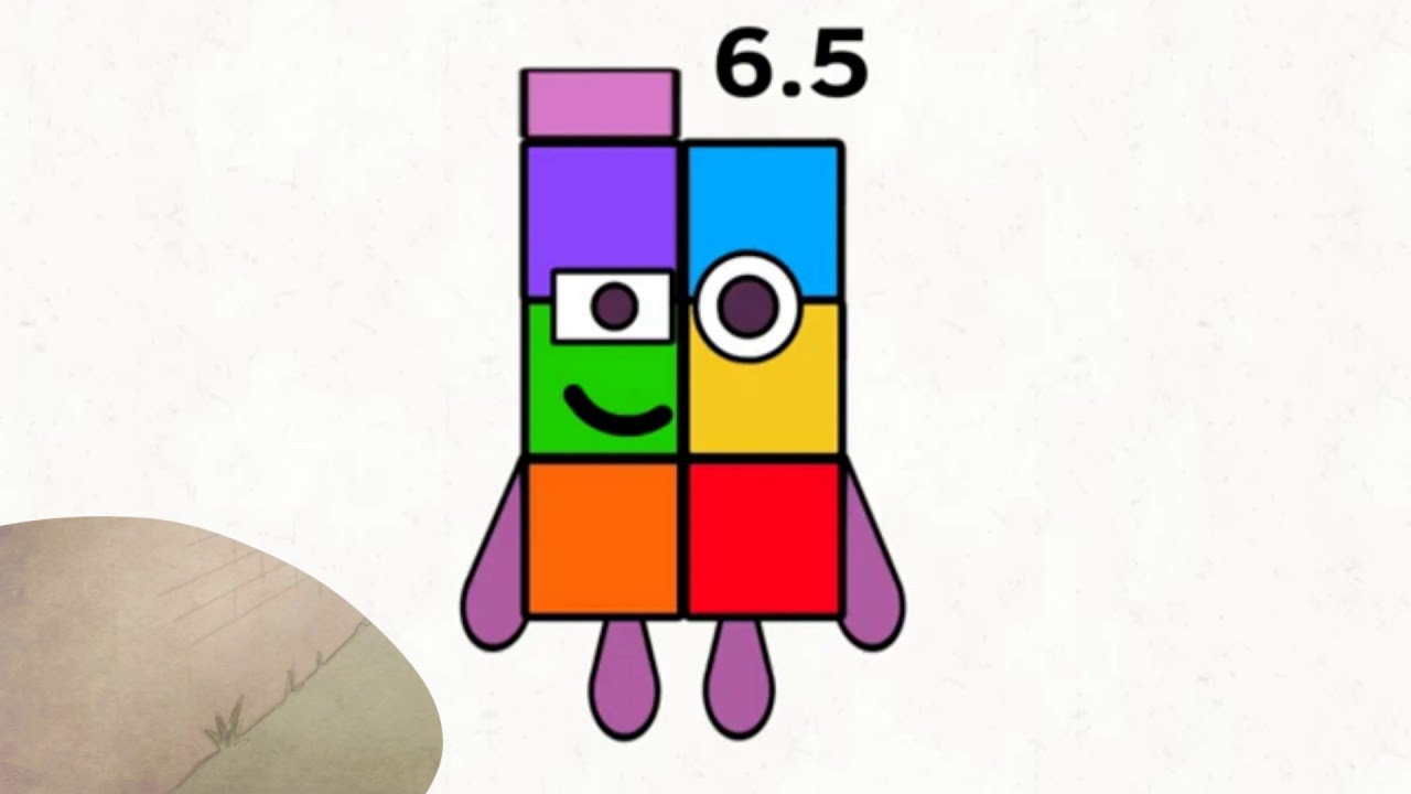 numberblocks half 0.5 or .5 to 100.5 (6.5 7.5 8.5 9.5 10.5 30.5 31.5 32.5 33.5 34.5 35.5 36.5 37.5 3