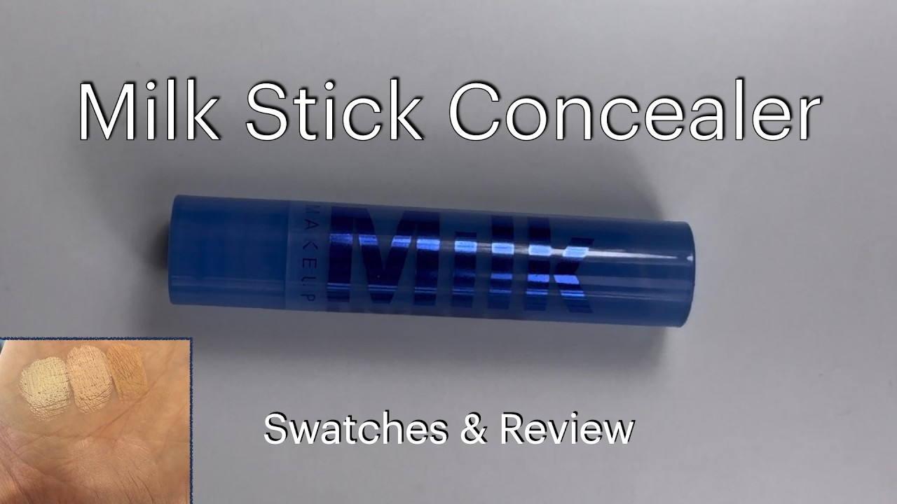 Review & Swatches | Milk Makeup Hydro Grip 12HR Hydrating Gel Stick Concealer #milkmakeup