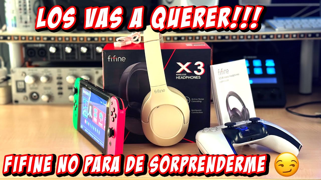 FIFINE X3 LOS AURICULARES INALAMBRICOS QUE VAS A QUERER 😏 (PRUEBAS Y REVIEWS) EN ESPAÑOL