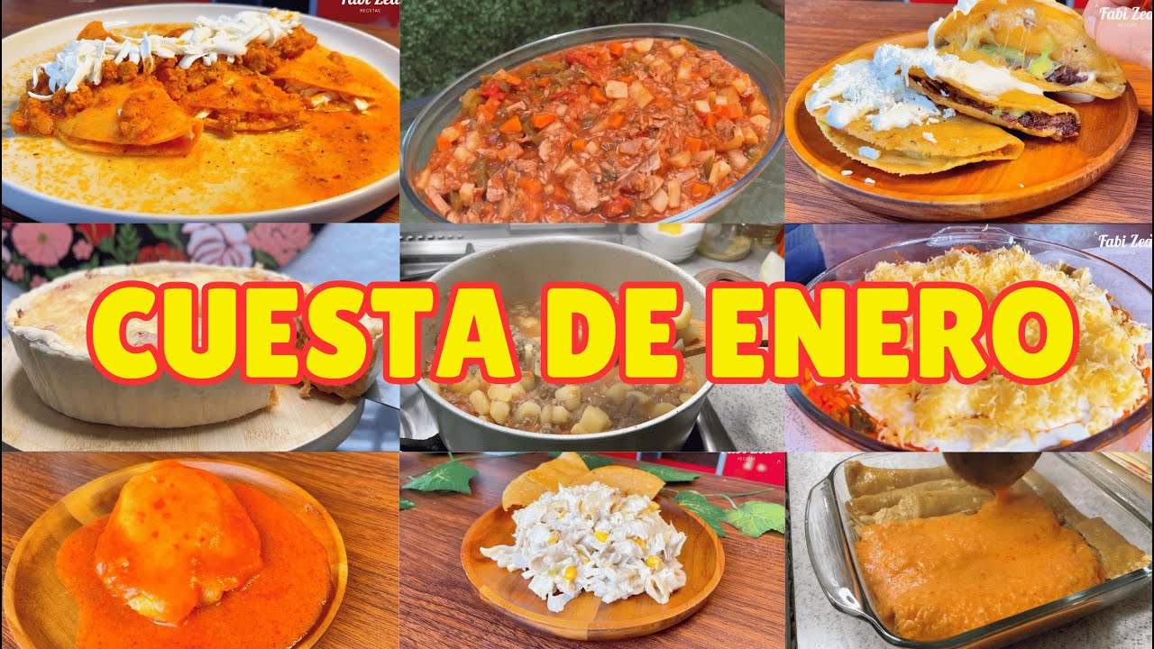 10 Menús Para La Cuesta De Enero Comidas Económicas #viral #parati #fypシ