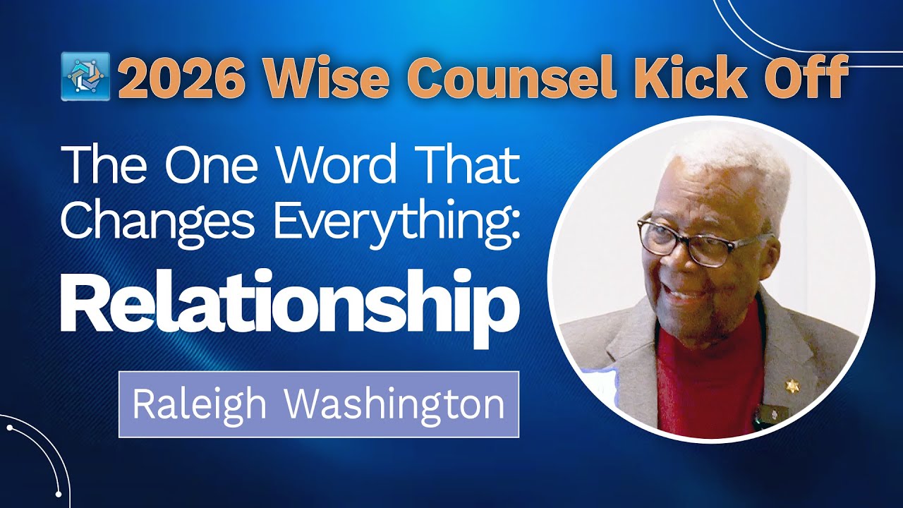 The One Word that Changes Everything: Relationship - Raleigh Washington