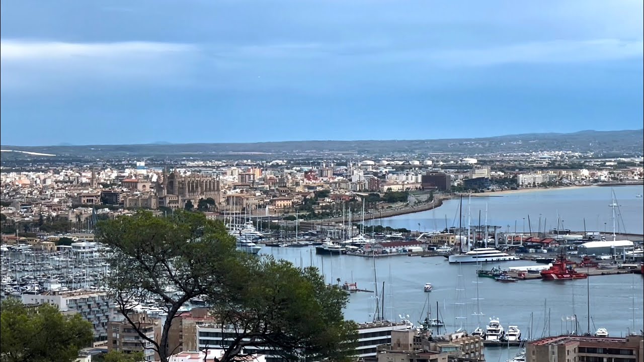 Castell de Bellver ❤️ Palma de Mallorca ❤️ beste Aussicht von der Festung 🇪🇸 auf Hafen & Bucht 😎