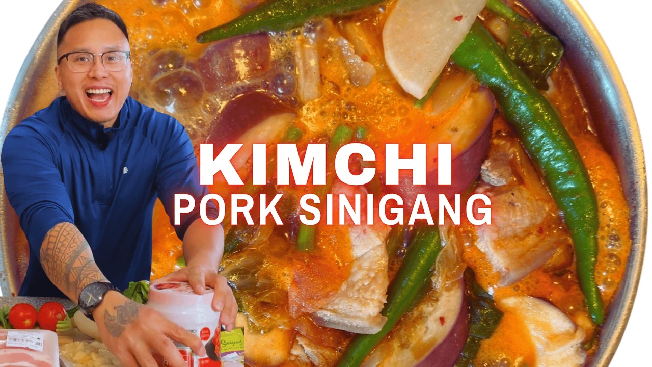 Filipino Pork Sinigang (Tamarind Stew) but make it with Korean Kimchi | Savor with Neil