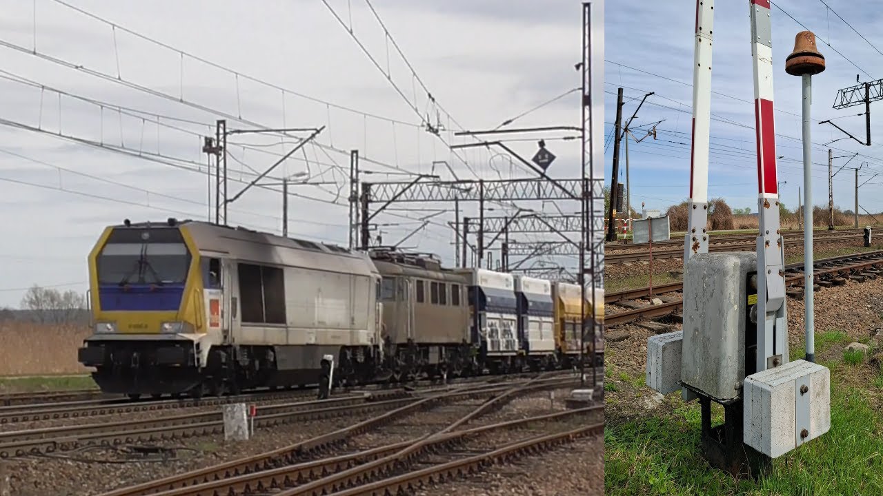 Przejazd kolejowy na stacji Spytkowice (KLD-40 & DEPK-08)