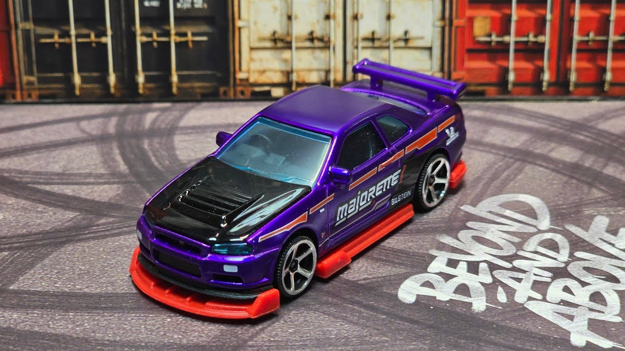 Вот оно! Прекрасный Nissan Skyline GTR (R34) из серии Majorette Tune Up.