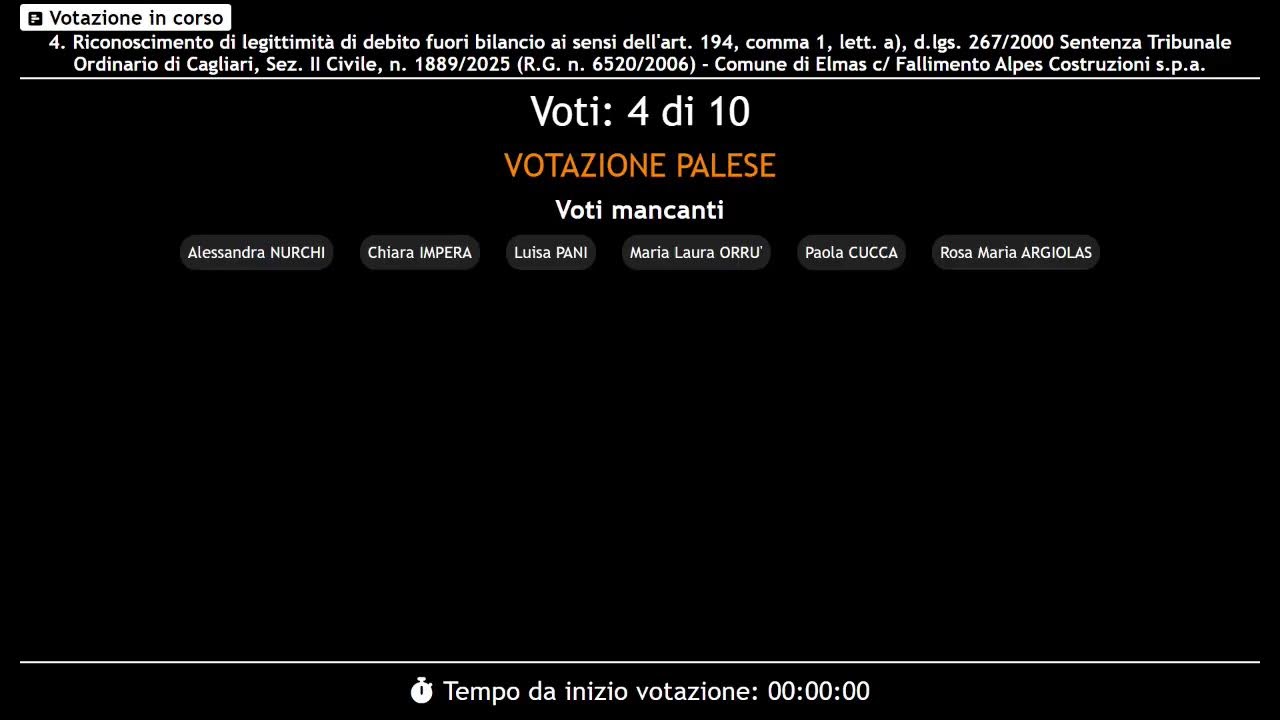 Consiglio Comunale del 30-01-2026