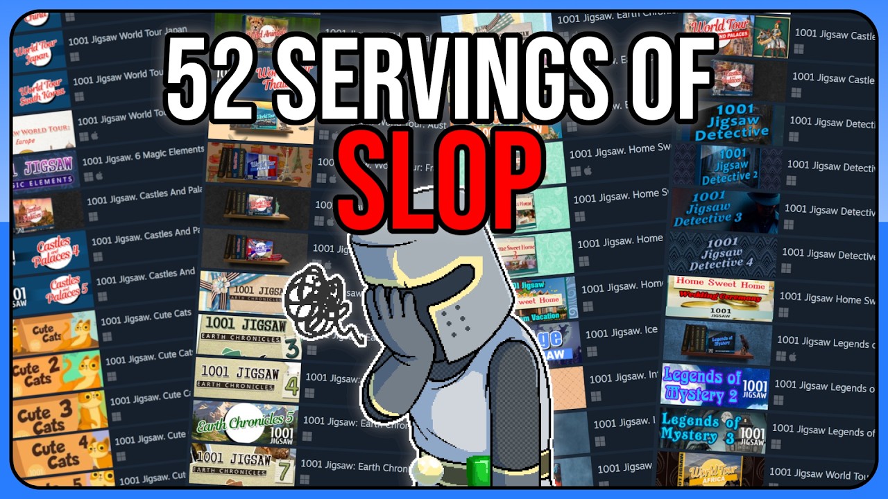 Is this the scummiest developer on Steam? | 1001 Jigsaw Games Reviews