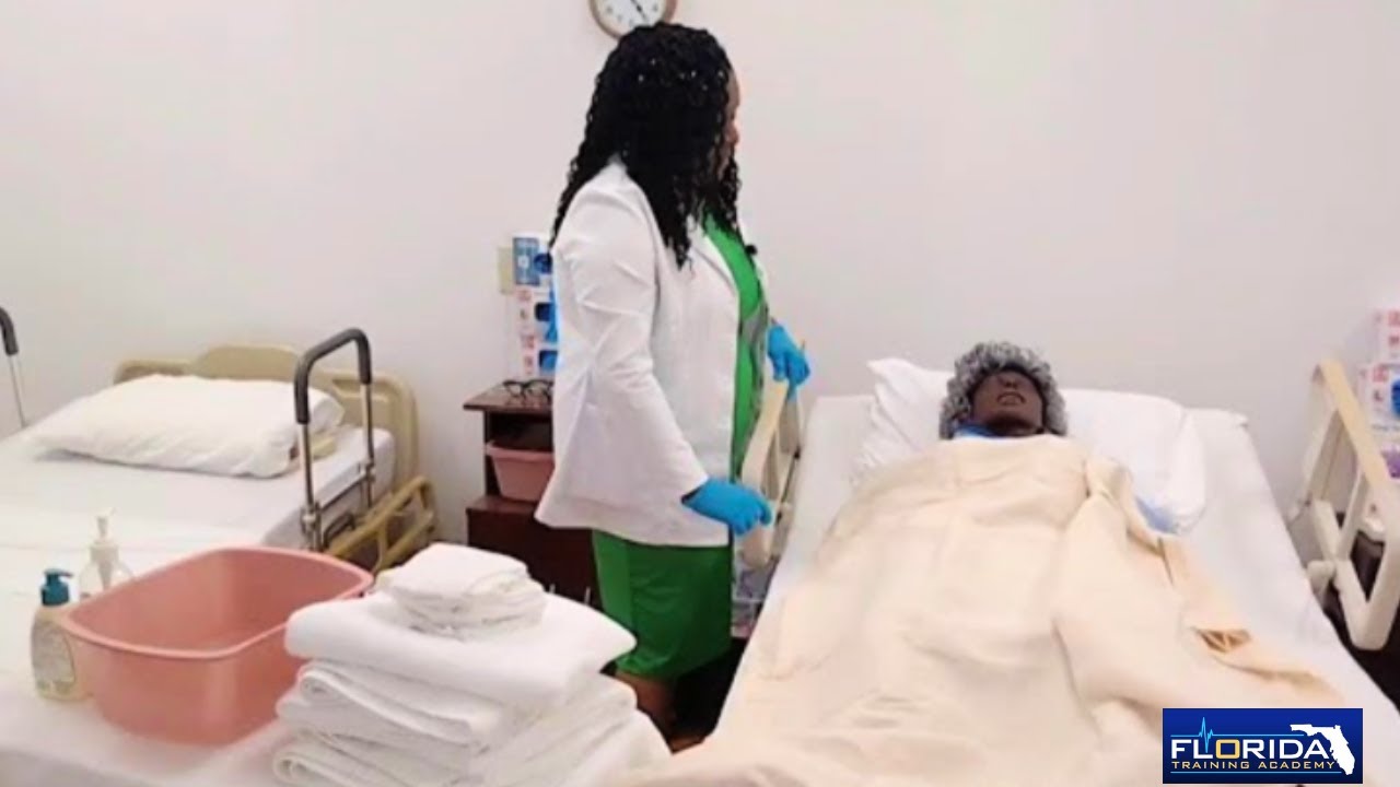 Навык Prometric CNA: Частичная (модифицированная) ванна в постели