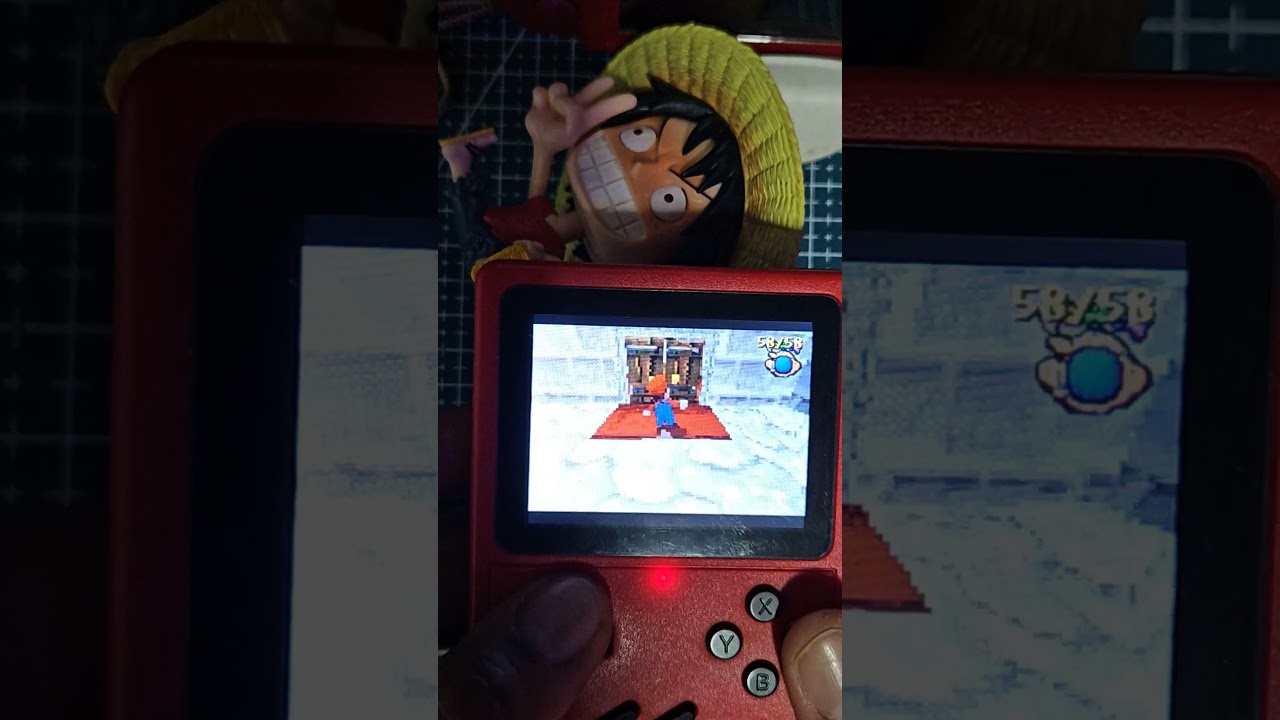 Super Mario 64  no GB300  e SF2000  rodando no core GPSP #gb300 #gba #handheld #retrogaming
