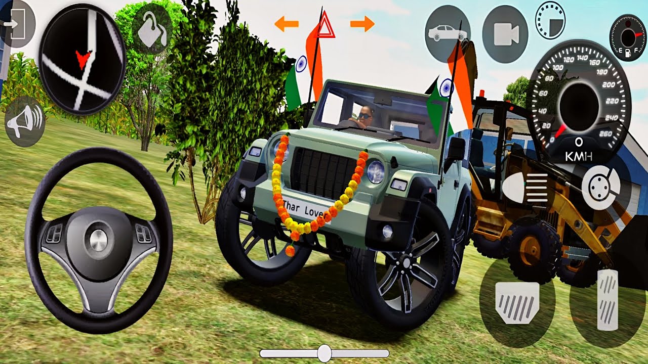 Modified Mahindra Thar Car Games: Indian Cars (Gadi Wala Game) - Car Game Android Gameplay 2025