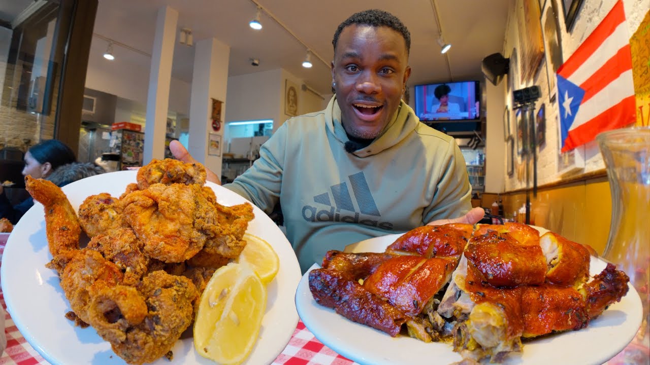 NYC's Crispy Fried Chicken & Rotisserie Puerto Rican Style