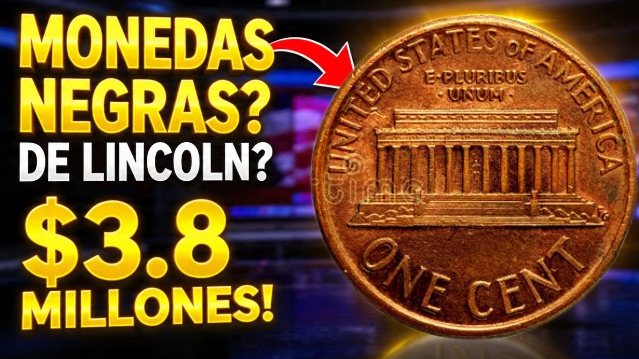 🚨 Revisa tus bolsillos AHORA: estas monedas negras de Lincoln valen una fortuna!