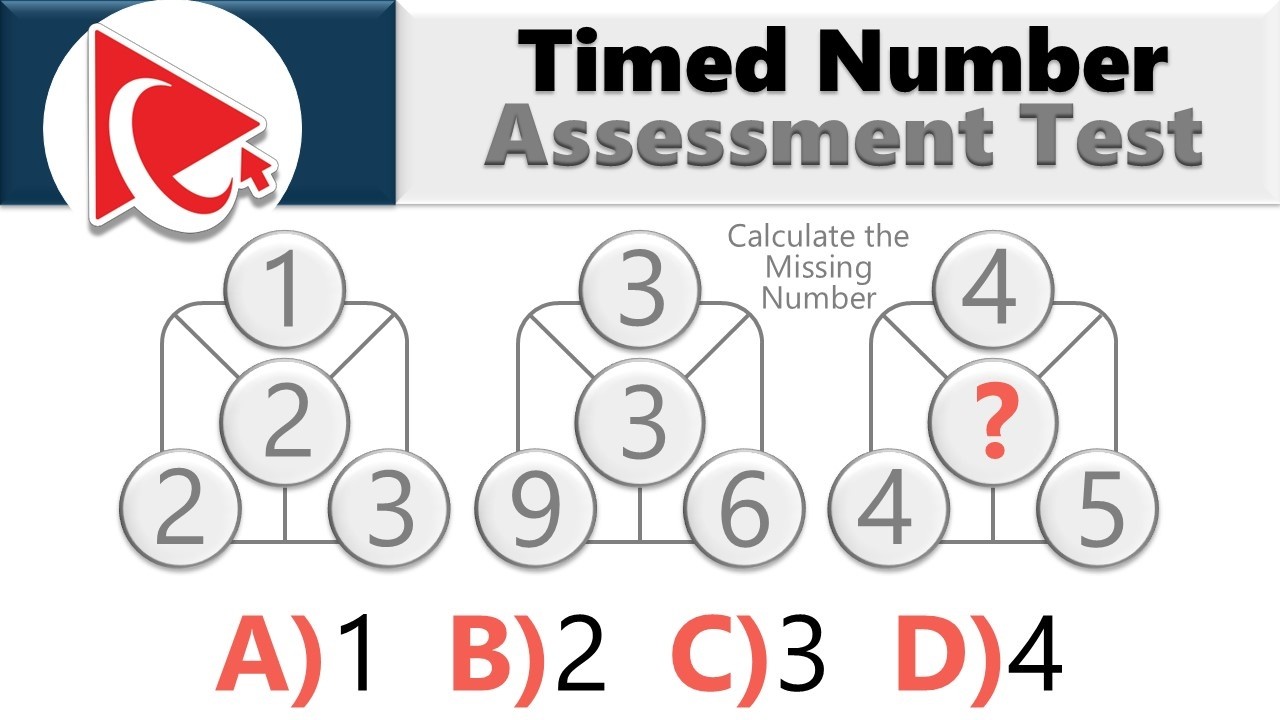 How to Pass Timed Number Assessment Test - Questions and Answers with Solutions