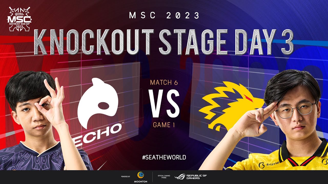 [EN] MSC Knockout Stage Day 3 | ECHO VS ONIC | Game 1