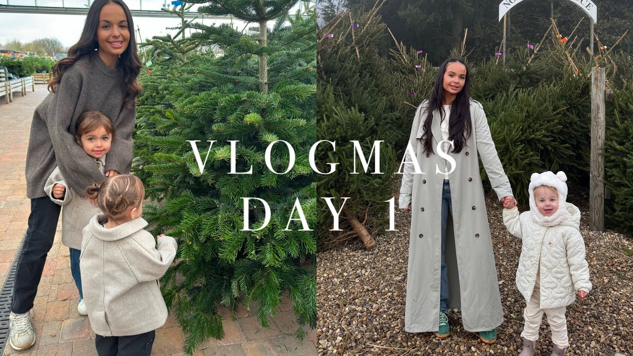 VLOGMAS 1: Getting ready for Christmas, Getting our trees, B&M shop | Ayse And Zeliha