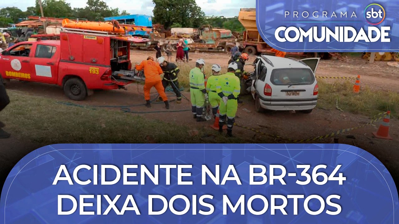Acidente na BR-364 deixa dois mortos