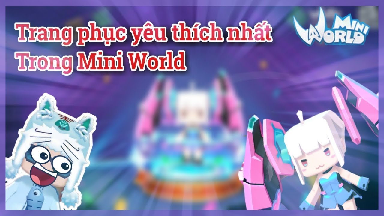 Mini World: Trang phục yêu thích nhất của Meowpeo trong Mini World Block Art || Parkour Cindy lv2