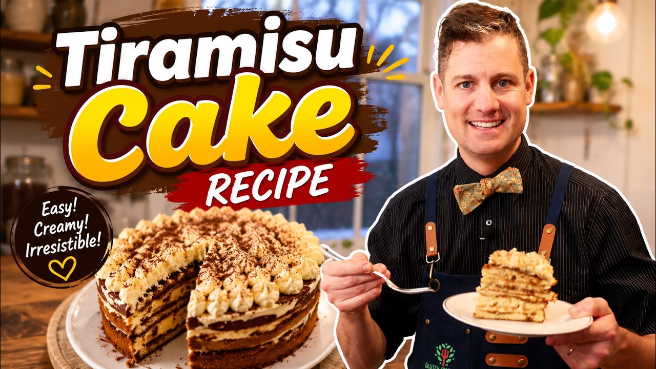 Gluten-Free Tiramisu Cake | How to Make Tiramisu in Cake Form