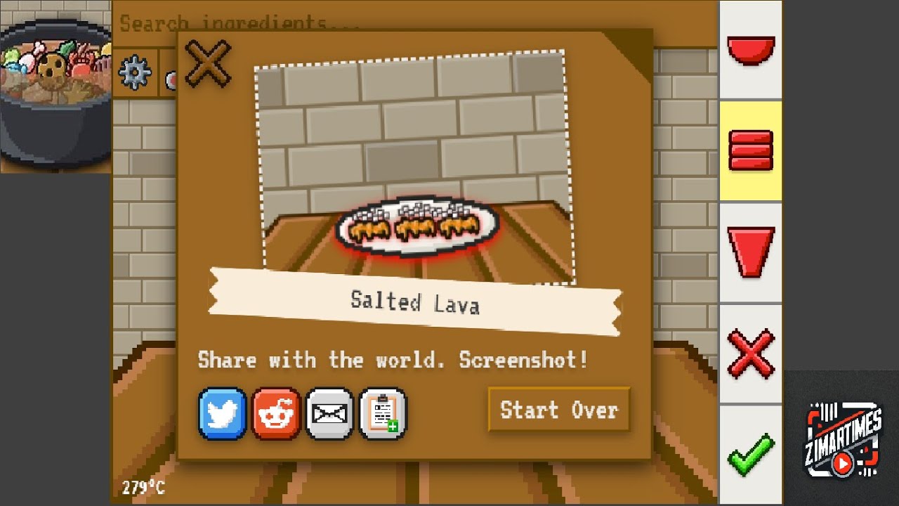 🟥🧂Today We Are Making SALTED LAVA In Infinite Chef!🧂🟥